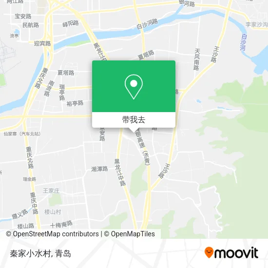 秦家小水村地图