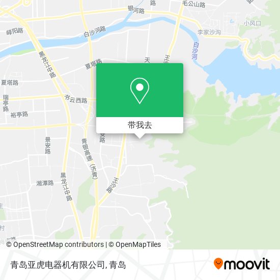 青岛亚虎电器机有限公司地图
