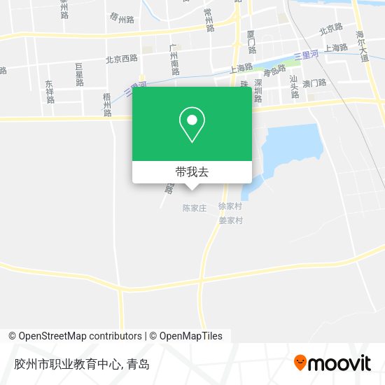 胶州市职业教育中心地图