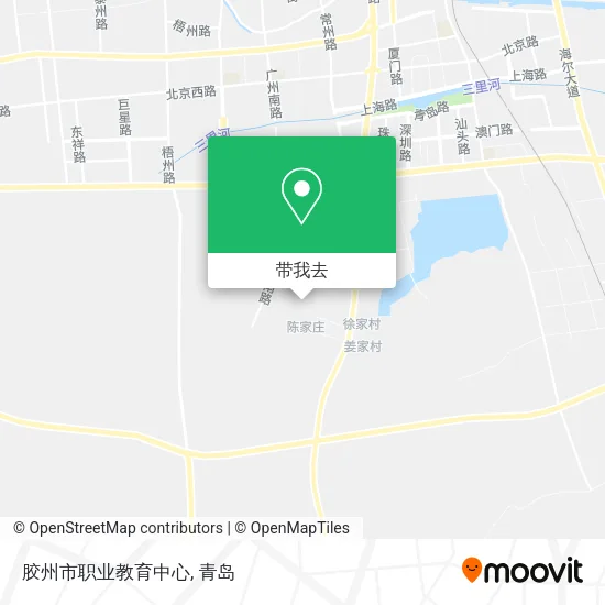 胶州市职业教育中心地图