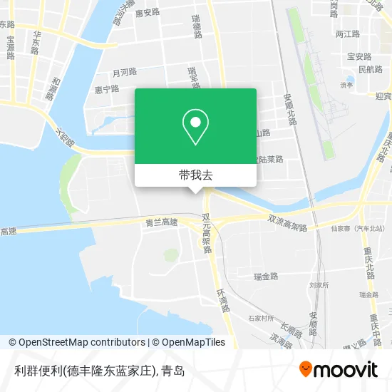 利群便利(德丰隆东蓝家庄)地图