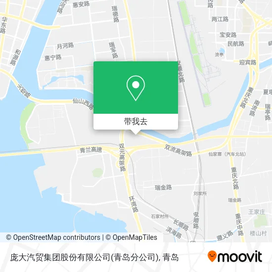 庞大汽贸集团股份有限公司(青岛分公司)地图
