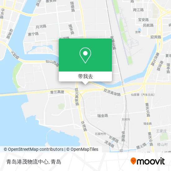 青岛港茂物流中心地图