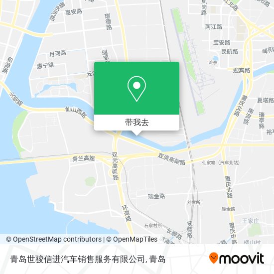 青岛世骏信进汽车销售服务有限公司地图