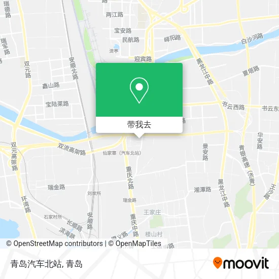 青岛汽车北站地图