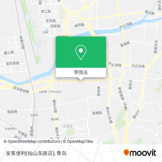 友客便利(仙山东路店)地图