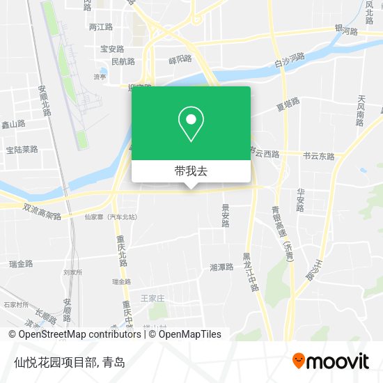 仙悦花园项目部地图