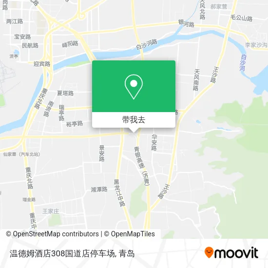 温德姆酒店308国道店停车场地图