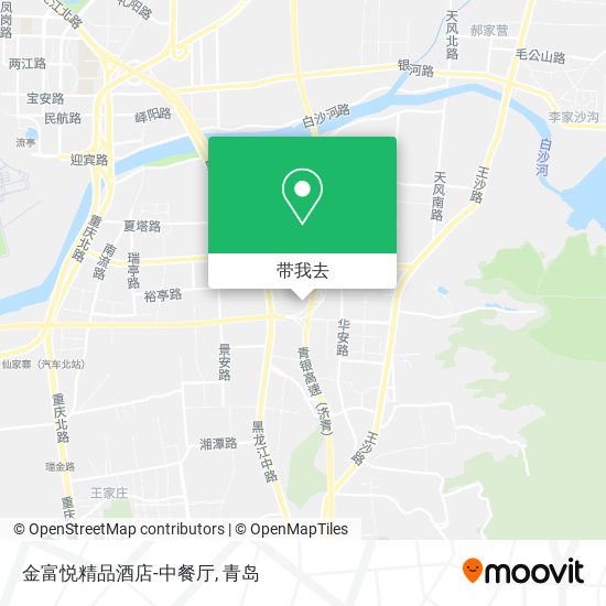 金富悦精品酒店-中餐厅地图