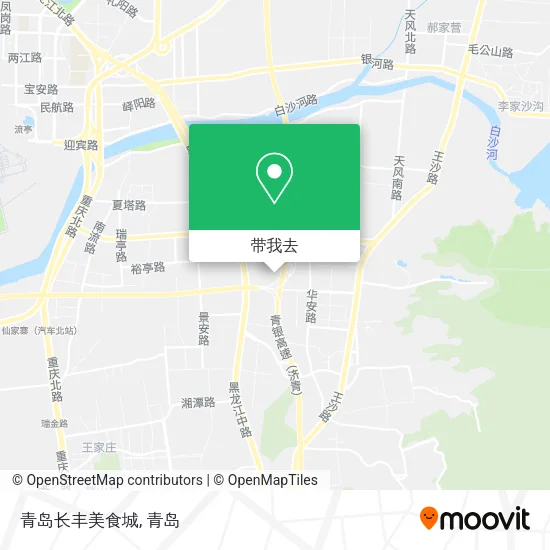 青岛长丰美食城地图