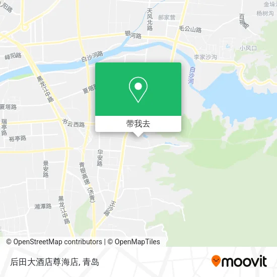 后田大酒店尊海店地图