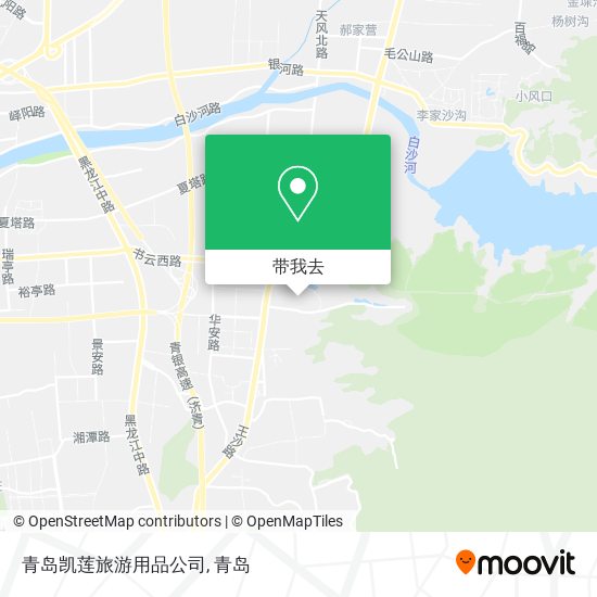 青岛凯莲旅游用品公司地图