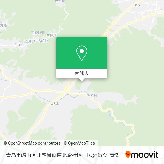 青岛市崂山区北宅街道南北岭社区居民委员会地图