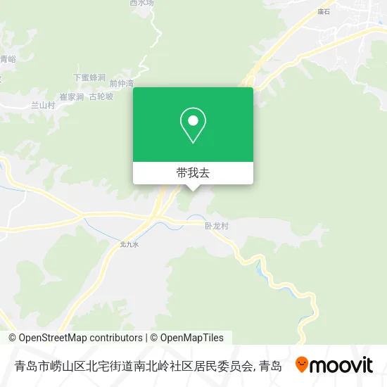 青岛市崂山区北宅街道南北岭社区居民委员会地图