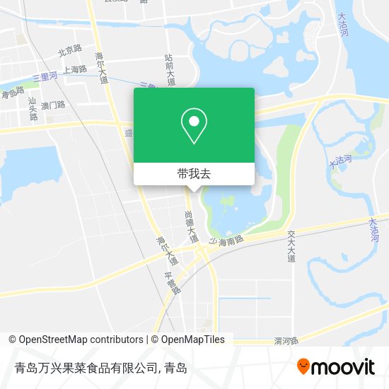 青岛万兴果菜食品有限公司地图