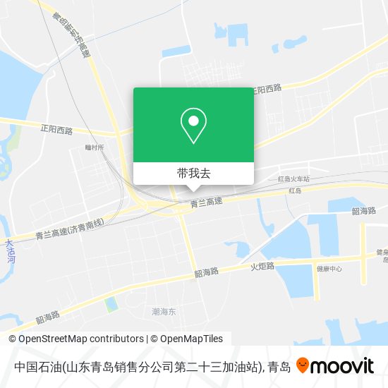 中国石油(山东青岛销售分公司第二十三加油站)地图