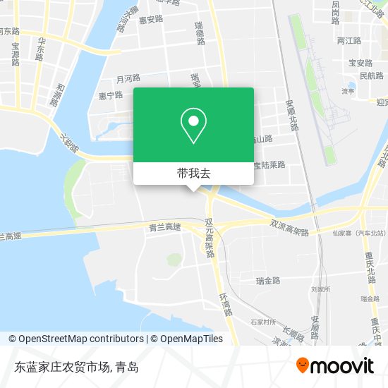 东蓝家庄农贸市场地图