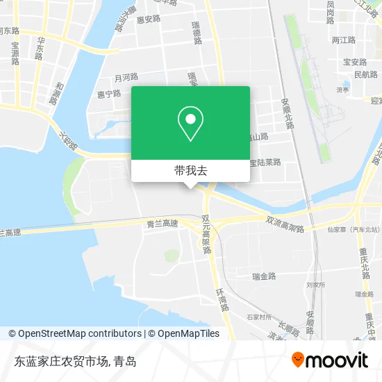东蓝家庄农贸市场地图