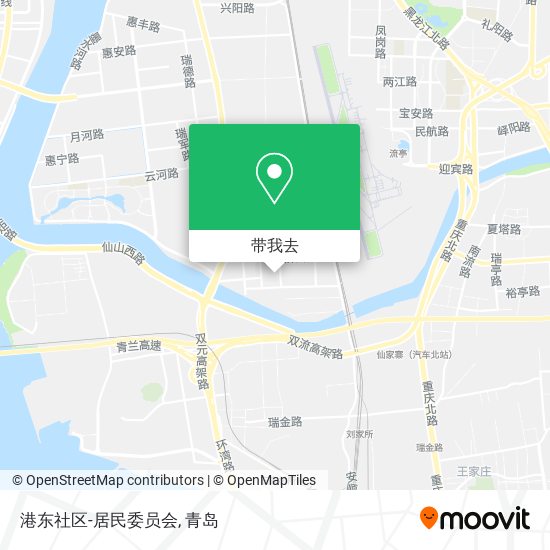 港东社区-居民委员会地图