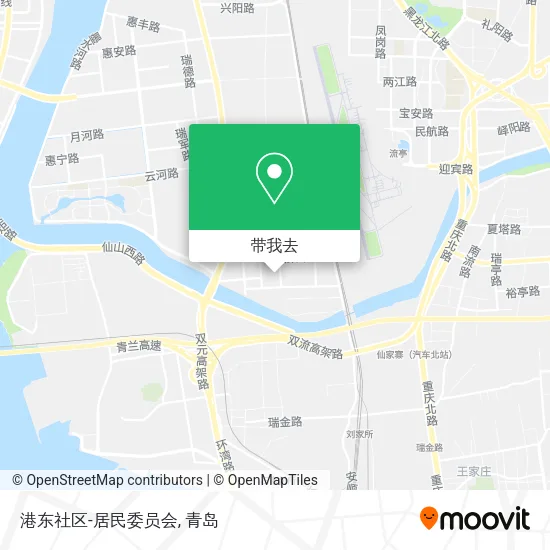 港东社区-居民委员会地图