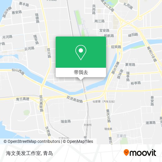 海文美发工作室地图