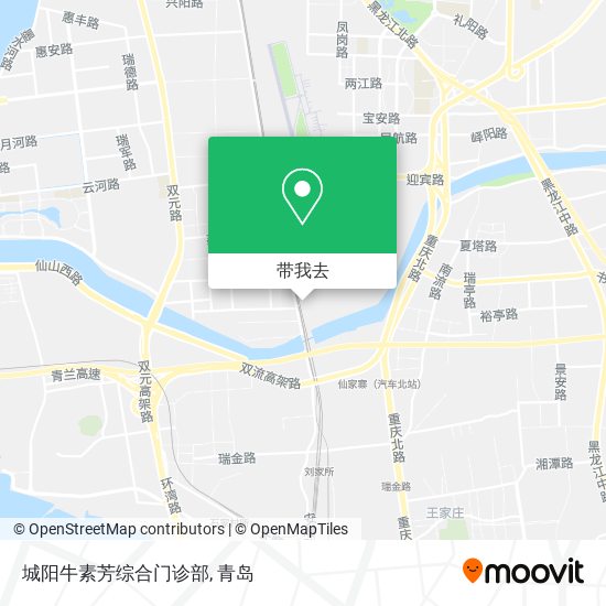 城阳牛素芳综合门诊部地图