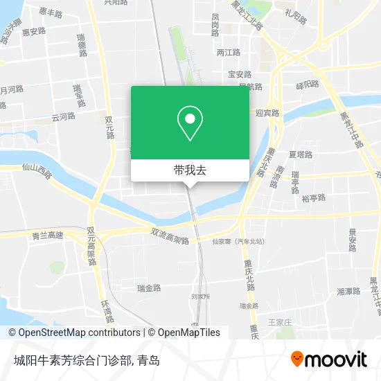 城阳牛素芳综合门诊部地图