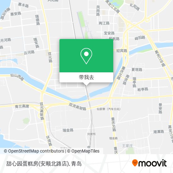 甜心园蛋糕房(安顺北路店)地图