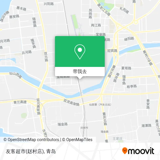 友客超市(赵村店)地图