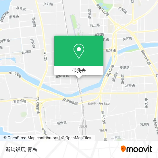 新钢饭店地图