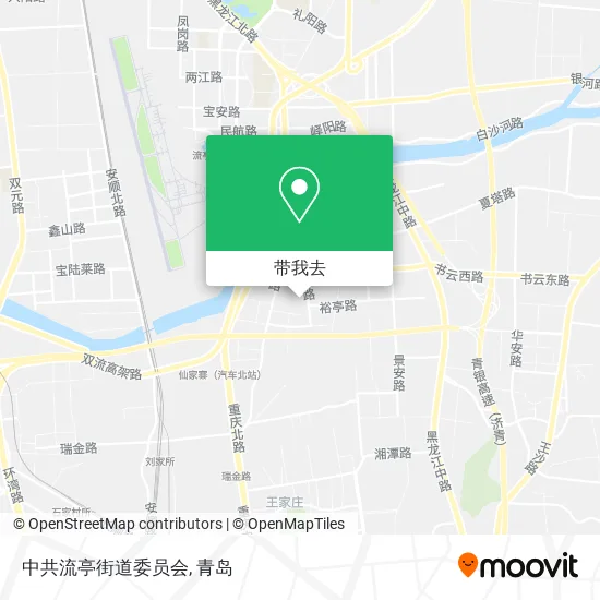 中共流亭街道委员会地图