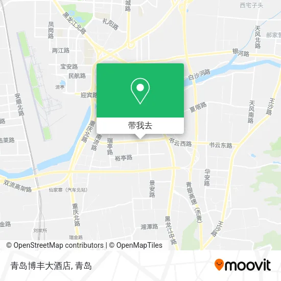 青岛博丰大酒店地图