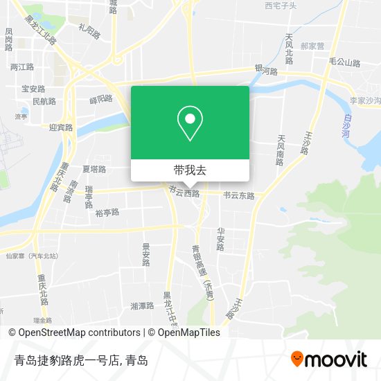 青岛捷豹路虎一号店地图
