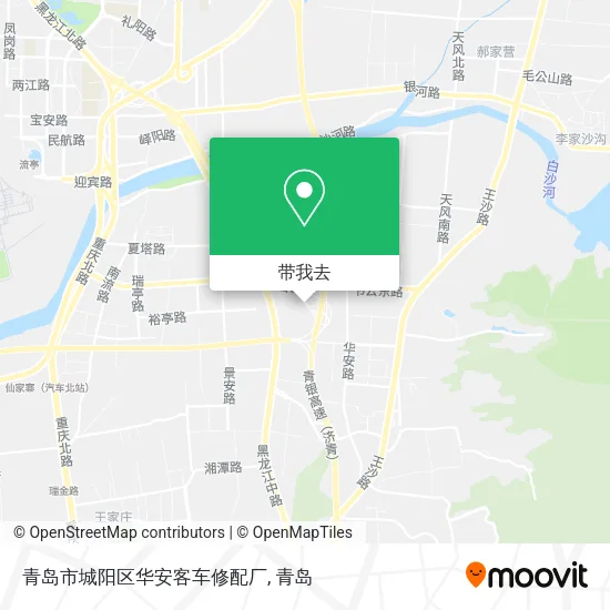 青岛市城阳区华安客车修配厂地图