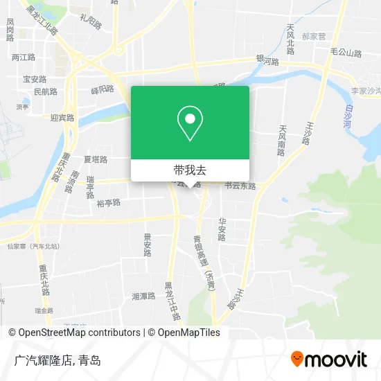 广汽耀隆店地图