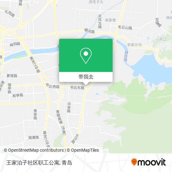 王家泊子社区职工公寓地图