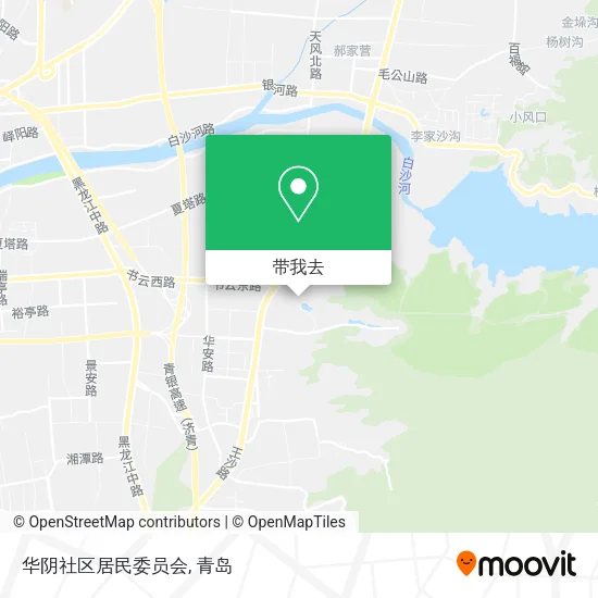 华阴社区居民委员会地图