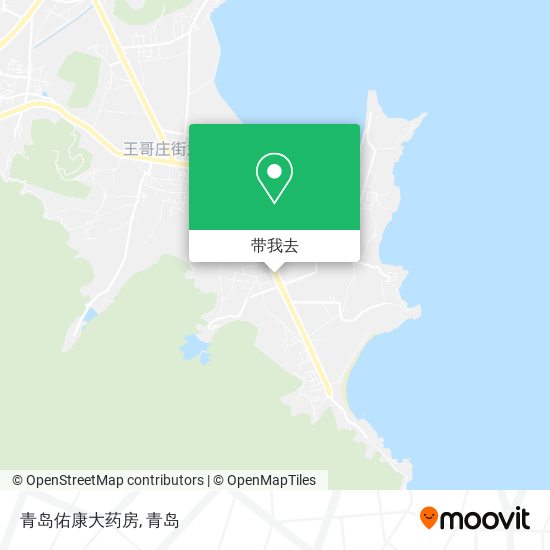 青岛佑康大药房地图