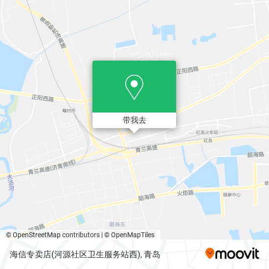 海信专卖店(河源社区卫生服务站西)地图