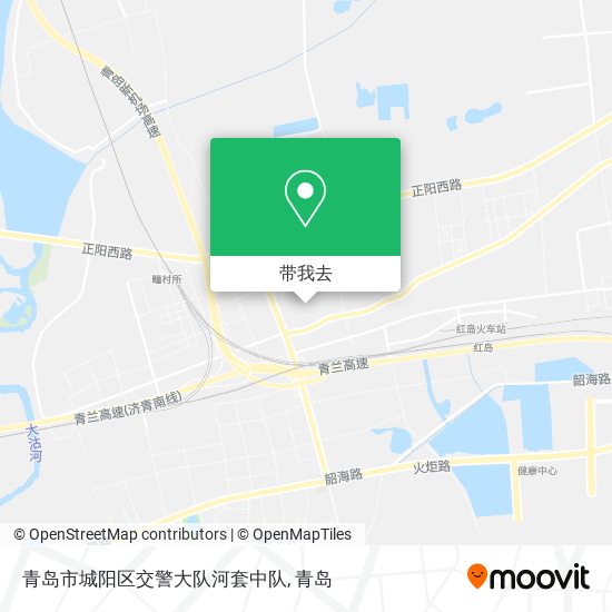 青岛市城阳区交警大队河套中队地图