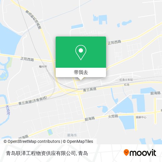 青岛联泽工程物资供应有限公司地图