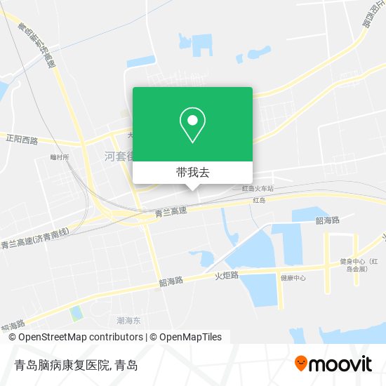 青岛脑病康复医院地图