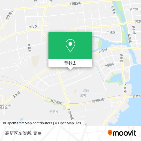 高新区车管所地图