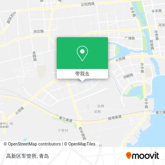 高新区车管所地图