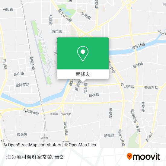 海边渔村海鲜家常菜地图