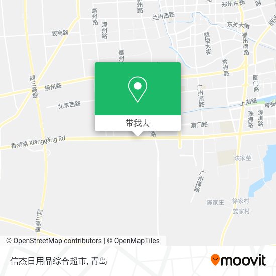 信杰日用品综合超市地图