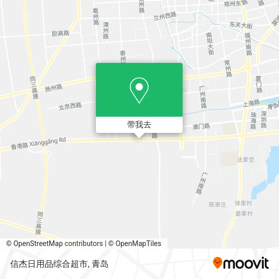 信杰日用品综合超市地图