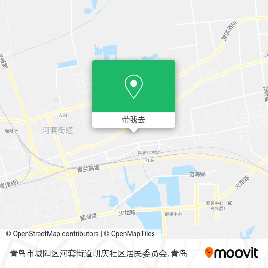 青岛市城阳区河套街道胡庆社区居民委员会地图