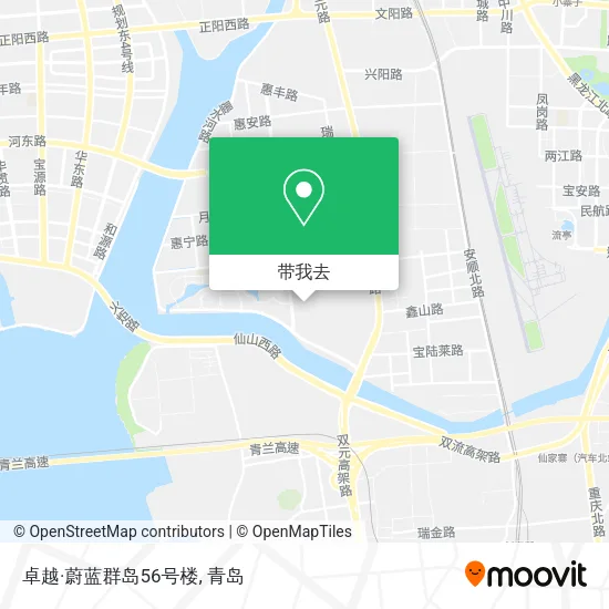 卓越·蔚蓝群岛56号楼地图