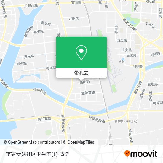 李家女姑社区卫生室(1)地图
